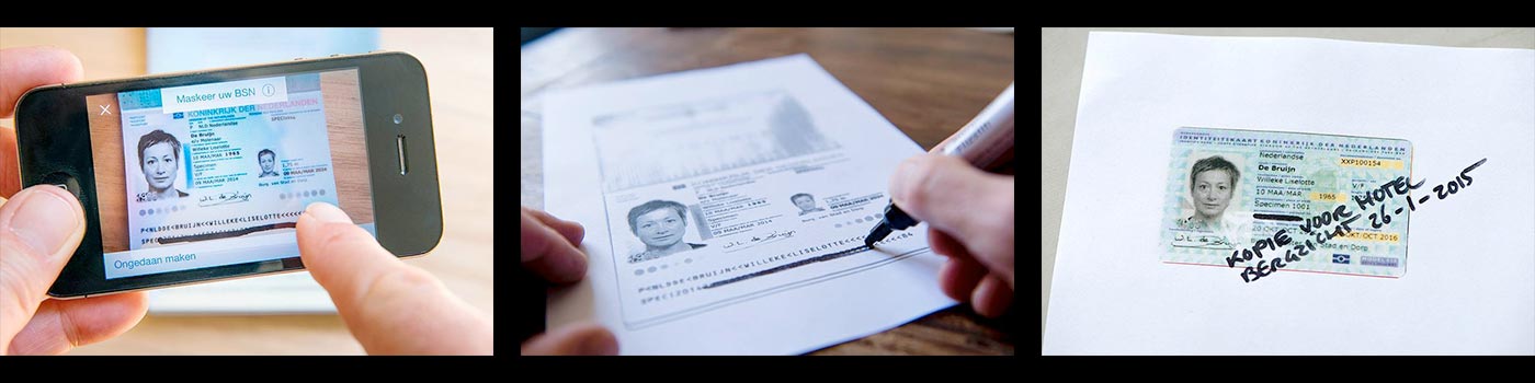 Veilige kopie identiteitsbewijs maken